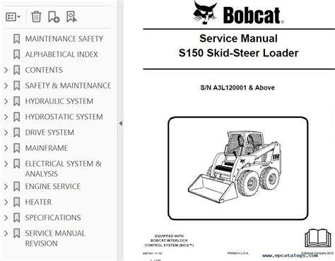 bobcat skid steer specs s150|bobcat s150 manual.